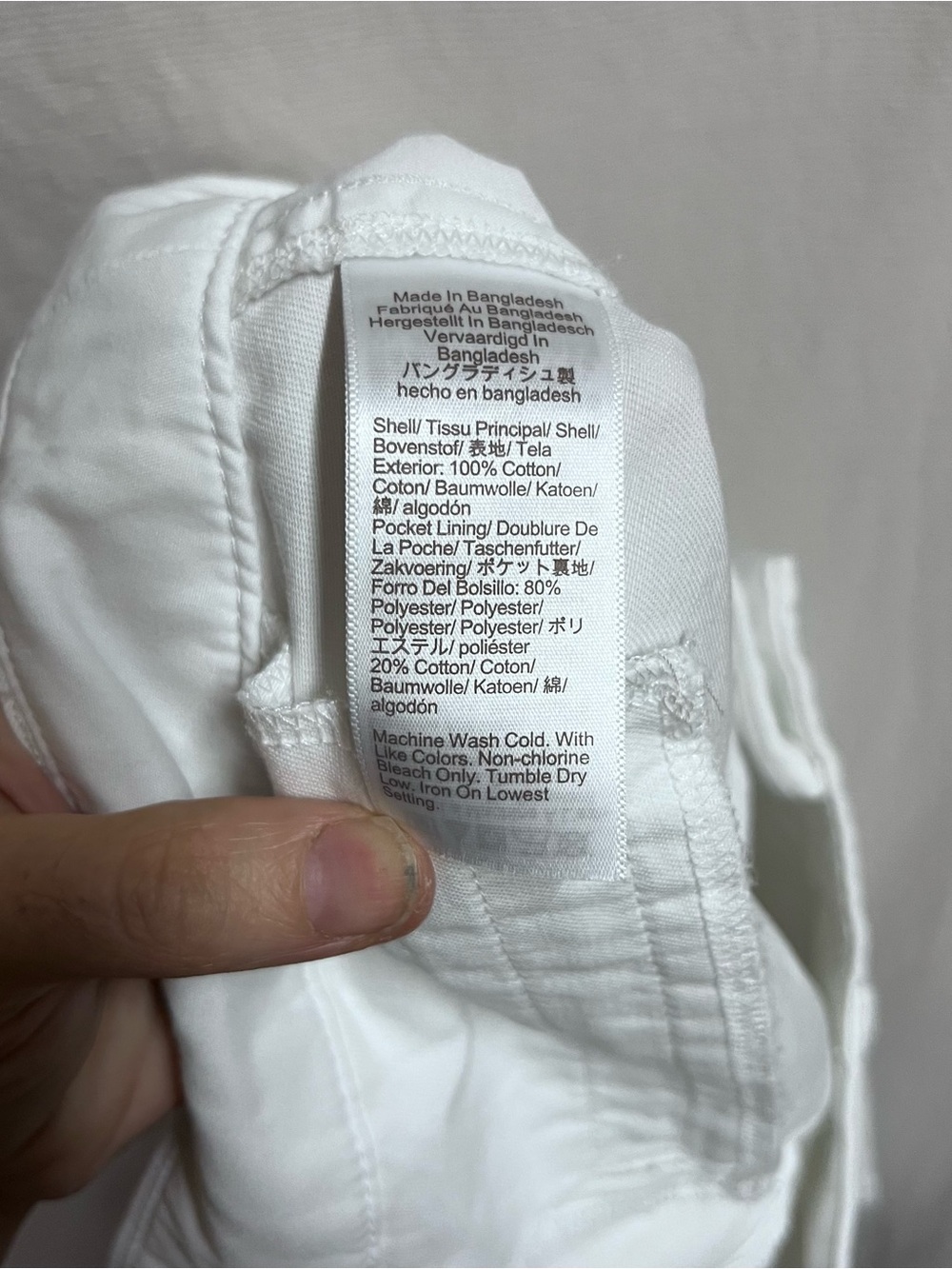 NWT J.Crew Womens Chino Shorts White Stretch Cotton Twill Size 2 7 Inch Inseam - Picture 10 of 10